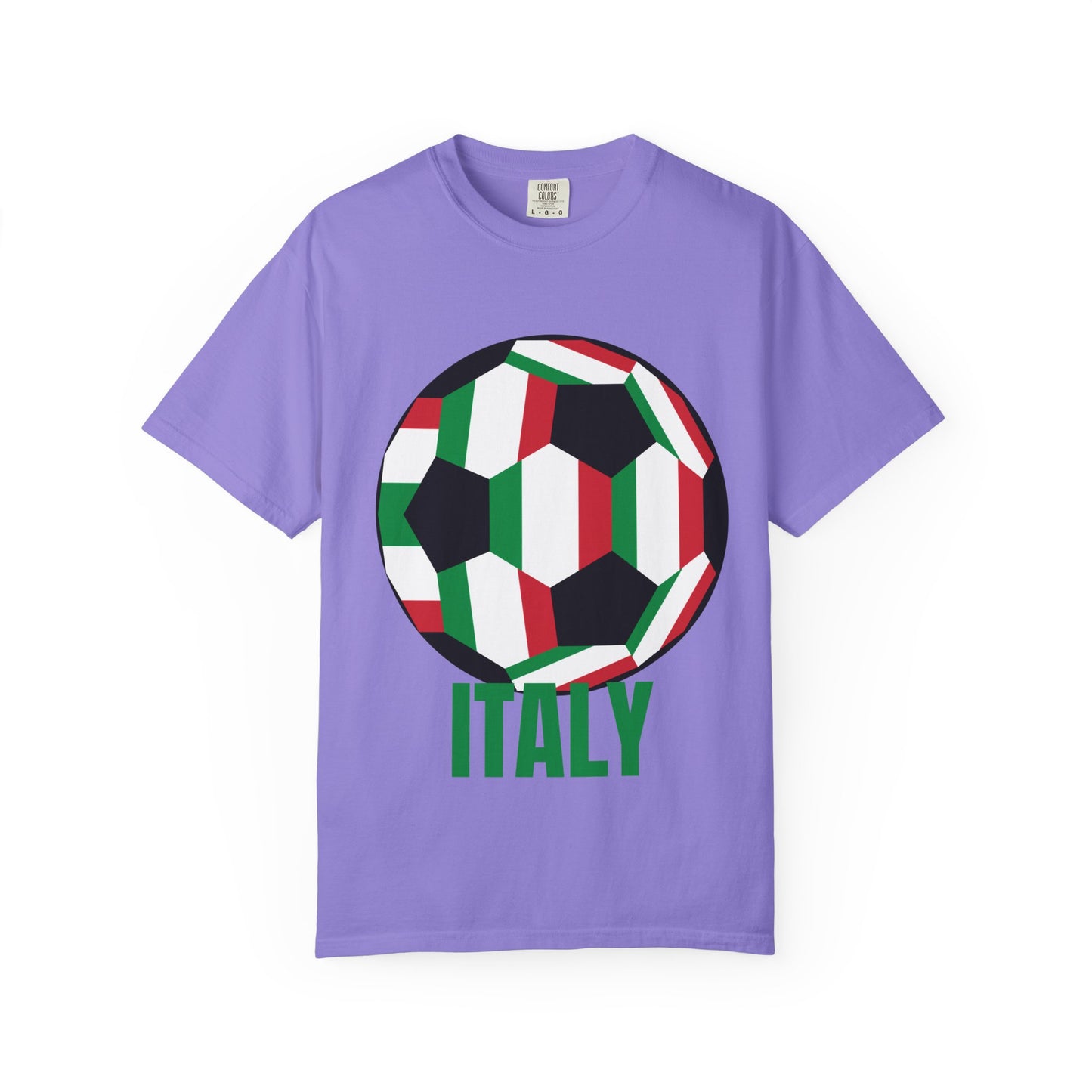 Italy Soccer Tee — Italian Flag Football Shirt