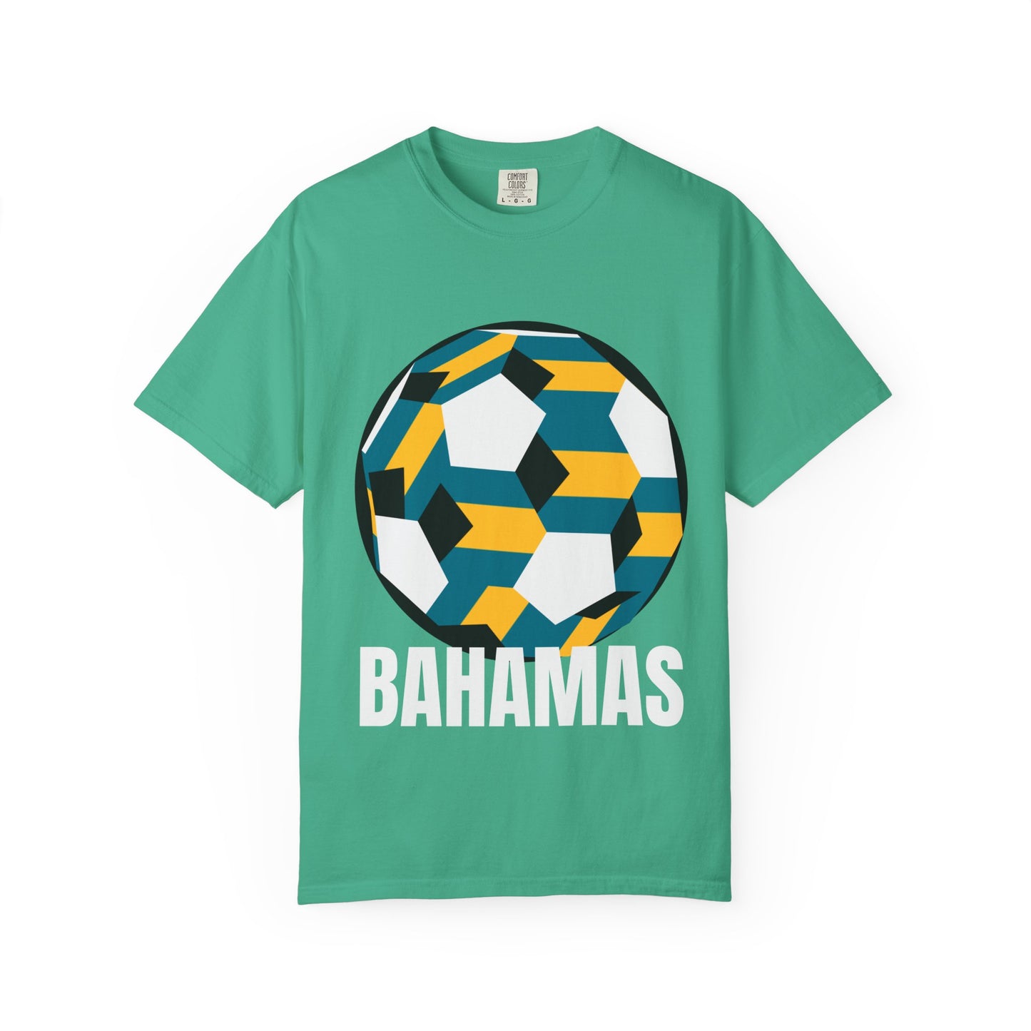 Bahamas Fan Specialty Soccer Ball Design T Shirt