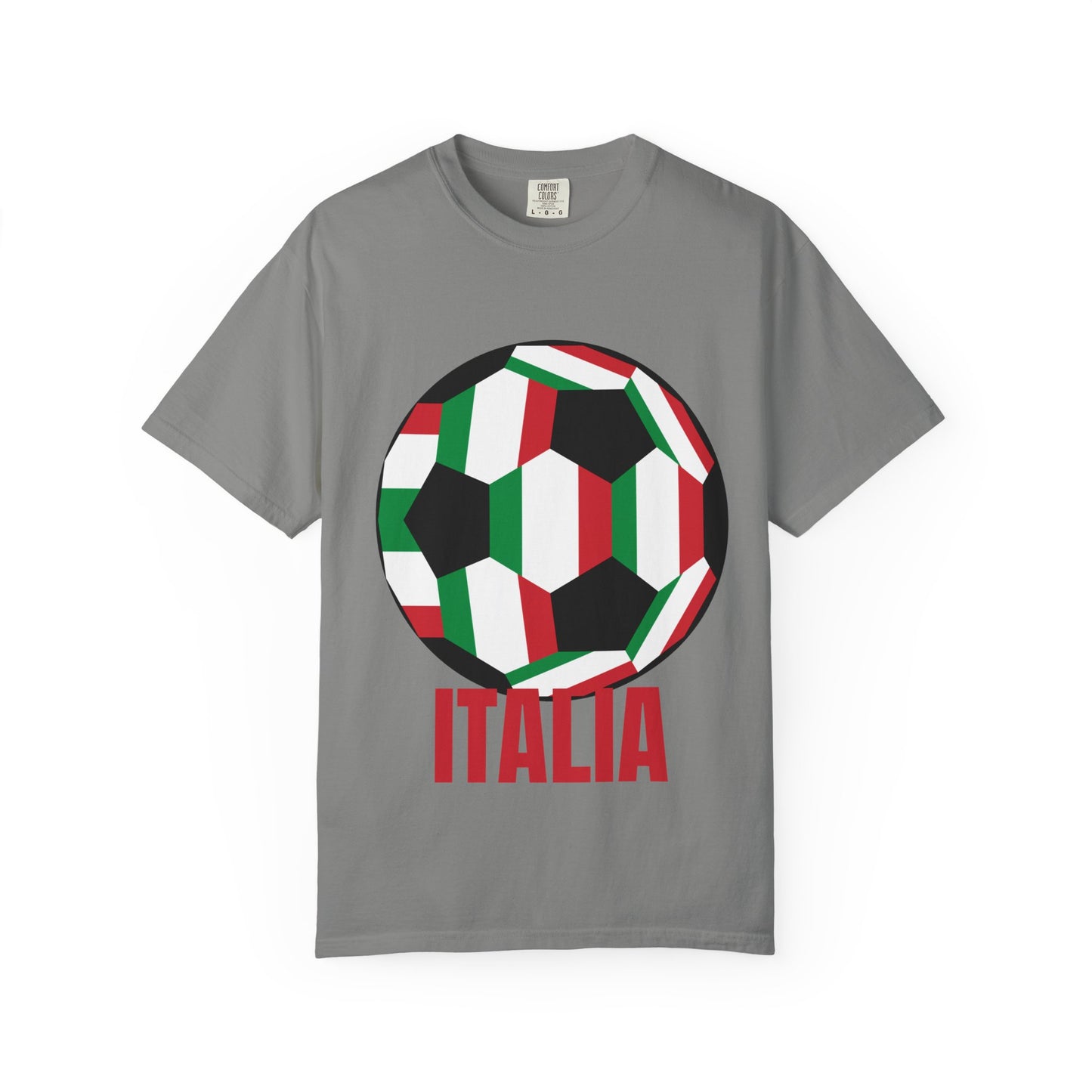 Italia Fan Specialty Soccer Ball Design T Shirt