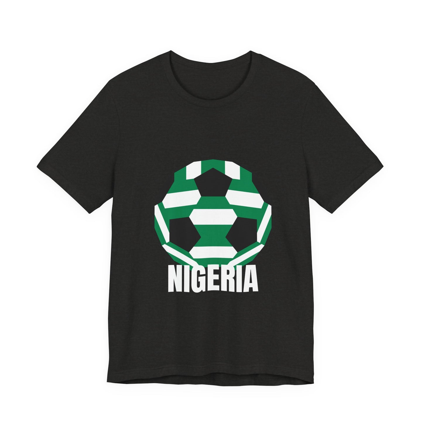 Nigeria Fan Specialty Soccer Ball Design T Shirt