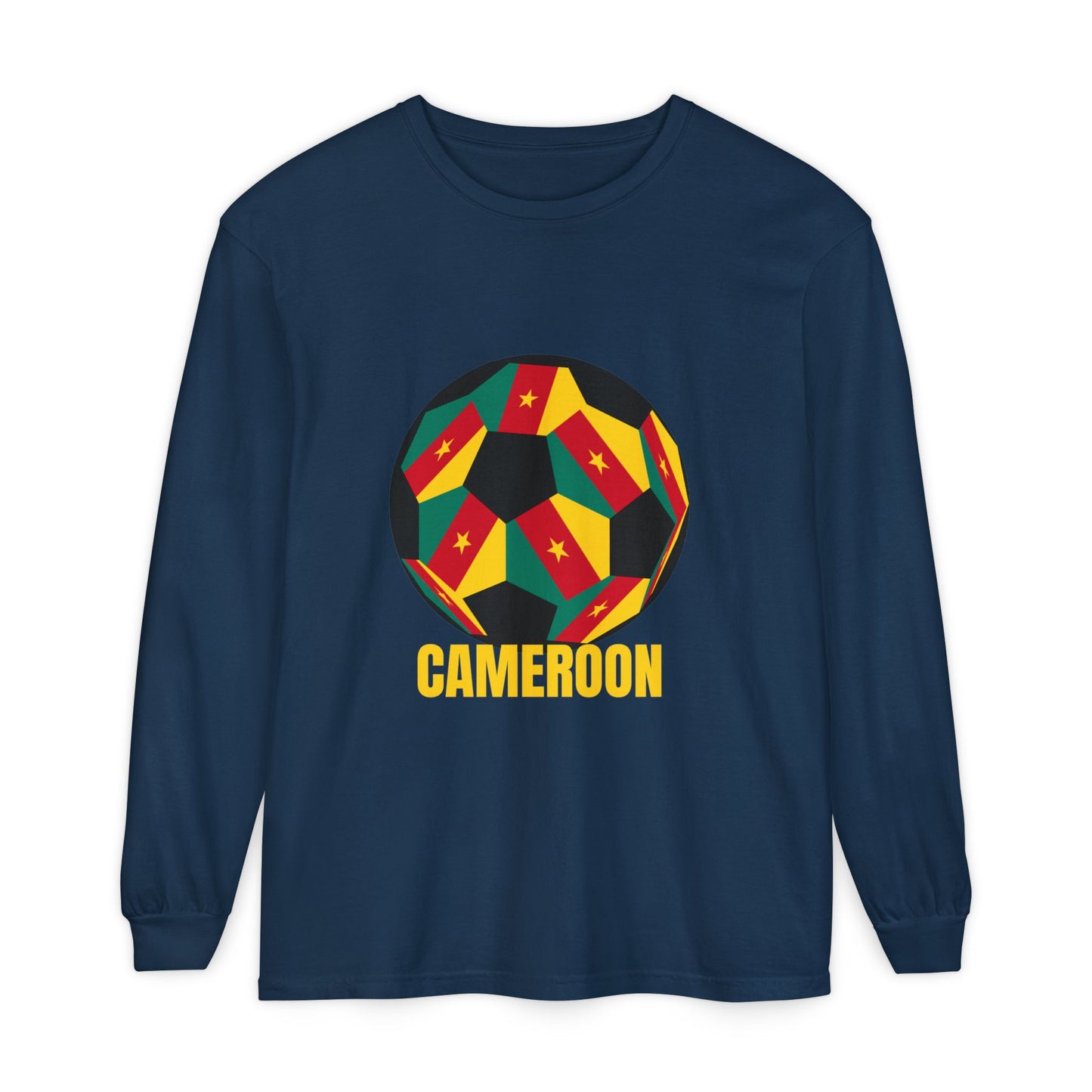 Cameroon Fan Specialty Soccer Ball Design Long Sleeve