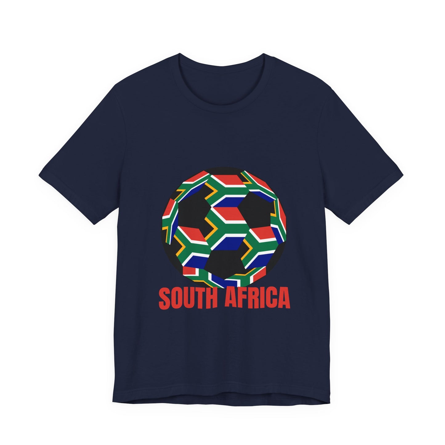 South Africa Fan Specialty Soccer Ball Design T Shirt