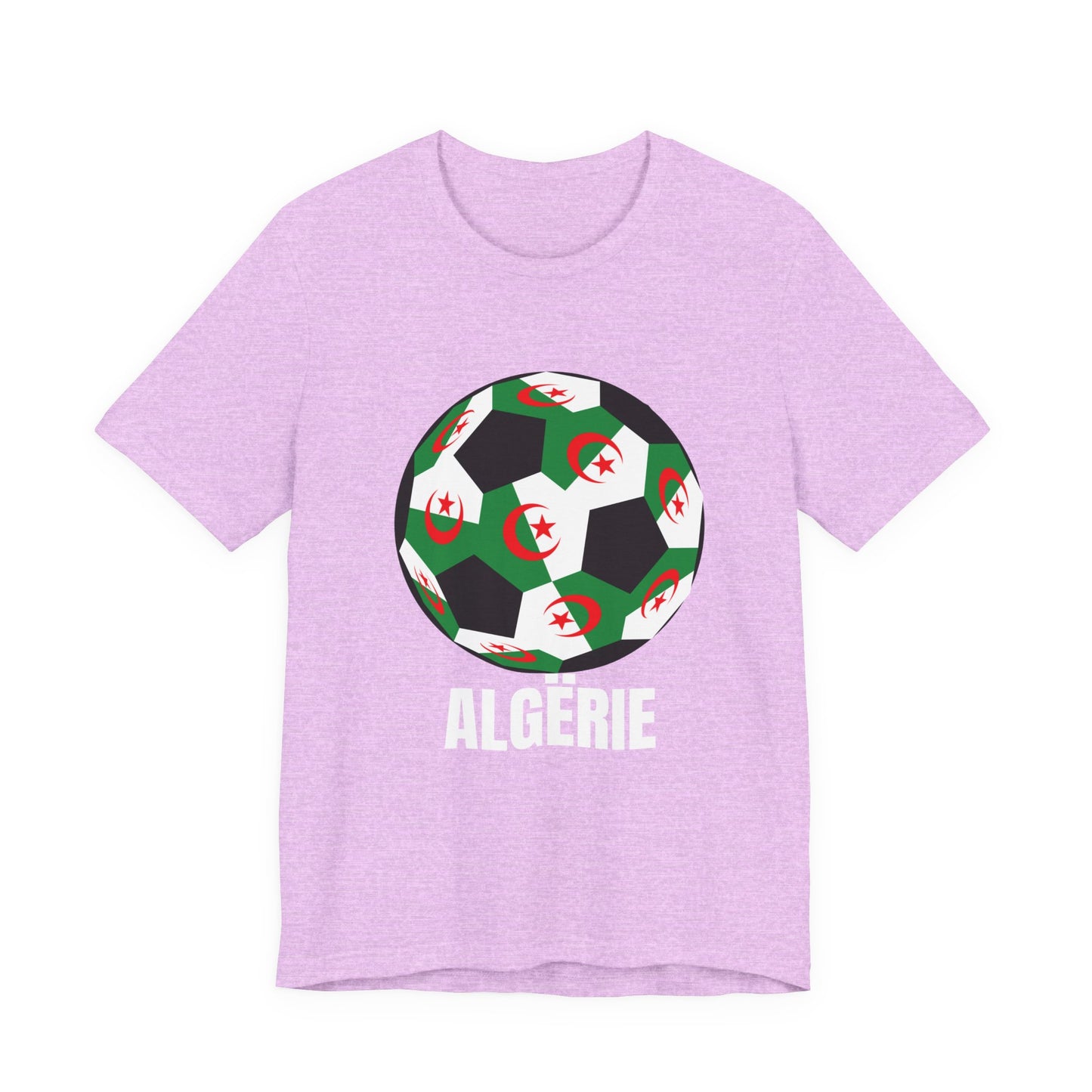 ALGËRIE Fan Specialty Soccer Ball Design T Shirt