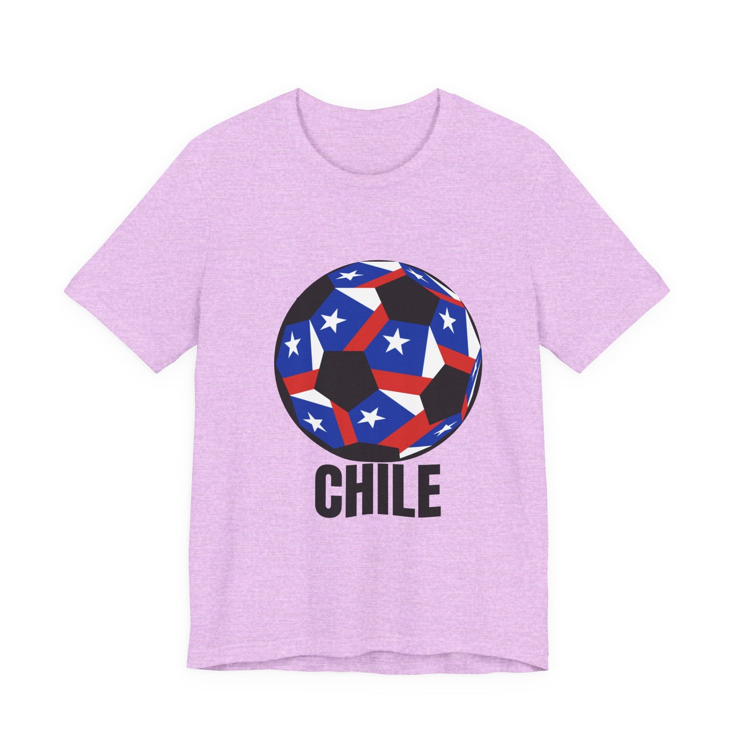 Chile Fan Specialty Soccer Ball Design T Shirt