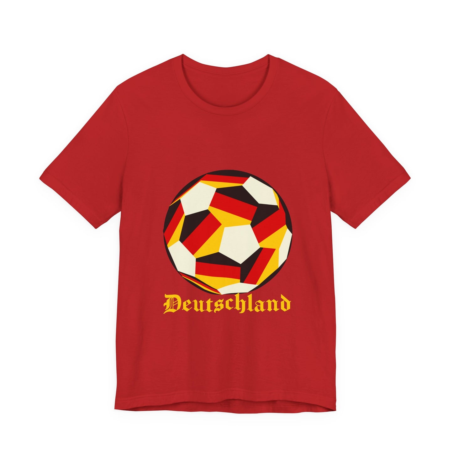 Deutschland Fan Specialty Soccer Ball Design T Shirt