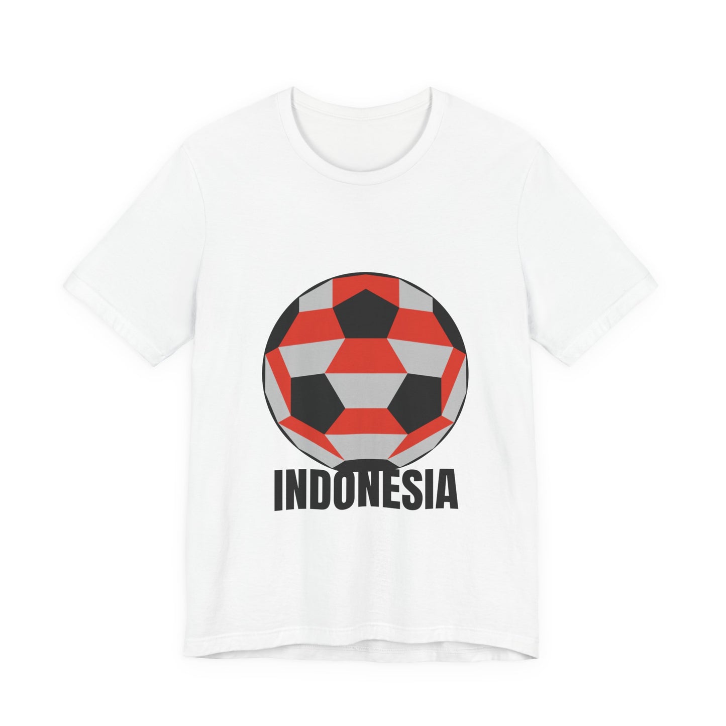 Indonesia Fan Specialty Soccer Ball Design T Shirt