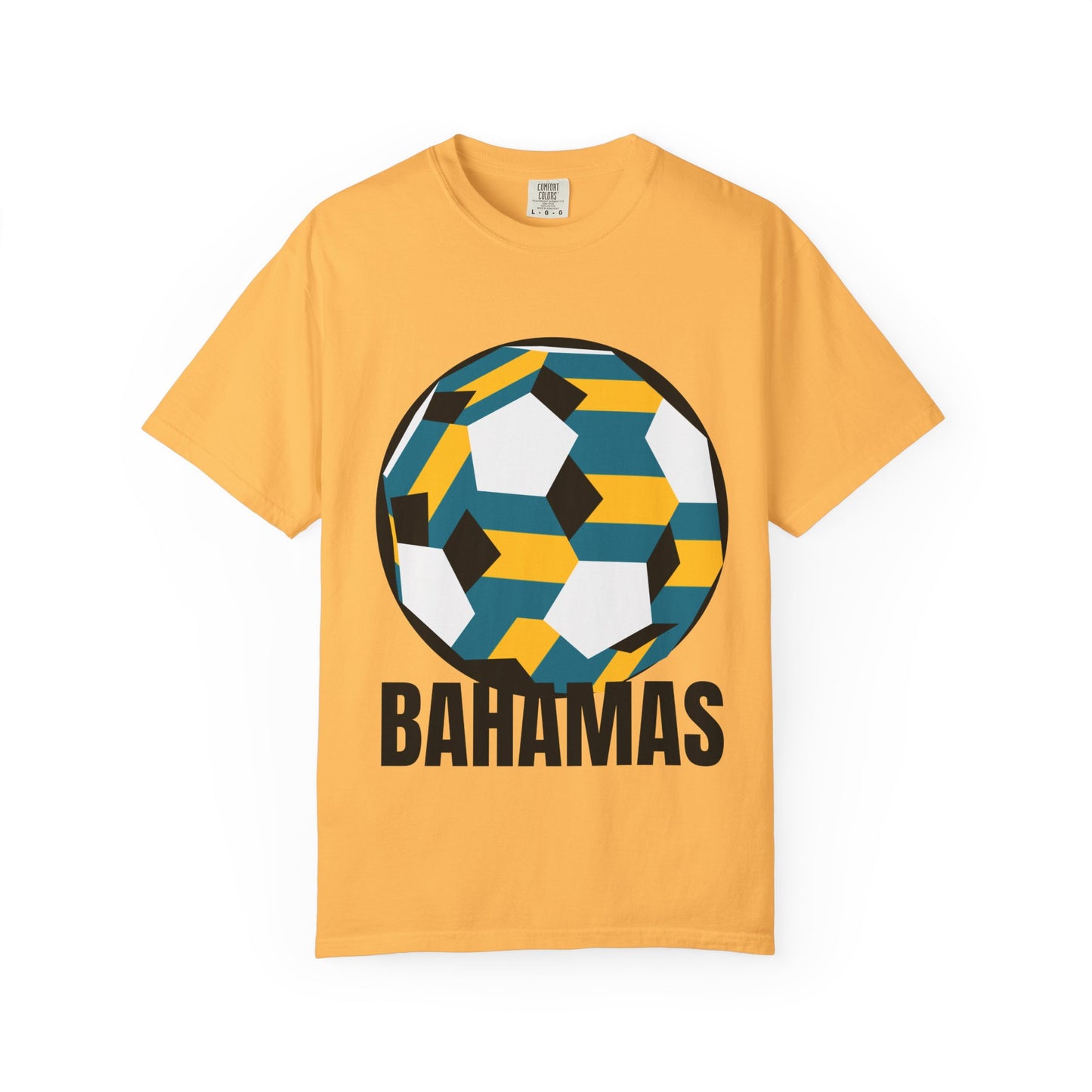 Bahamas Fan Specialty Soccer Ball Design T Shirt