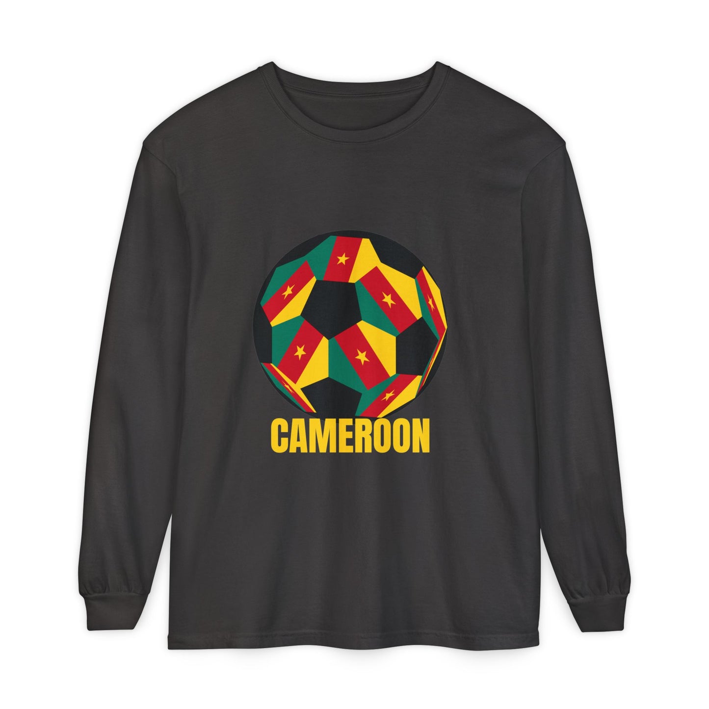 Cameroon Fan Specialty Soccer Ball Design Long Sleeve
