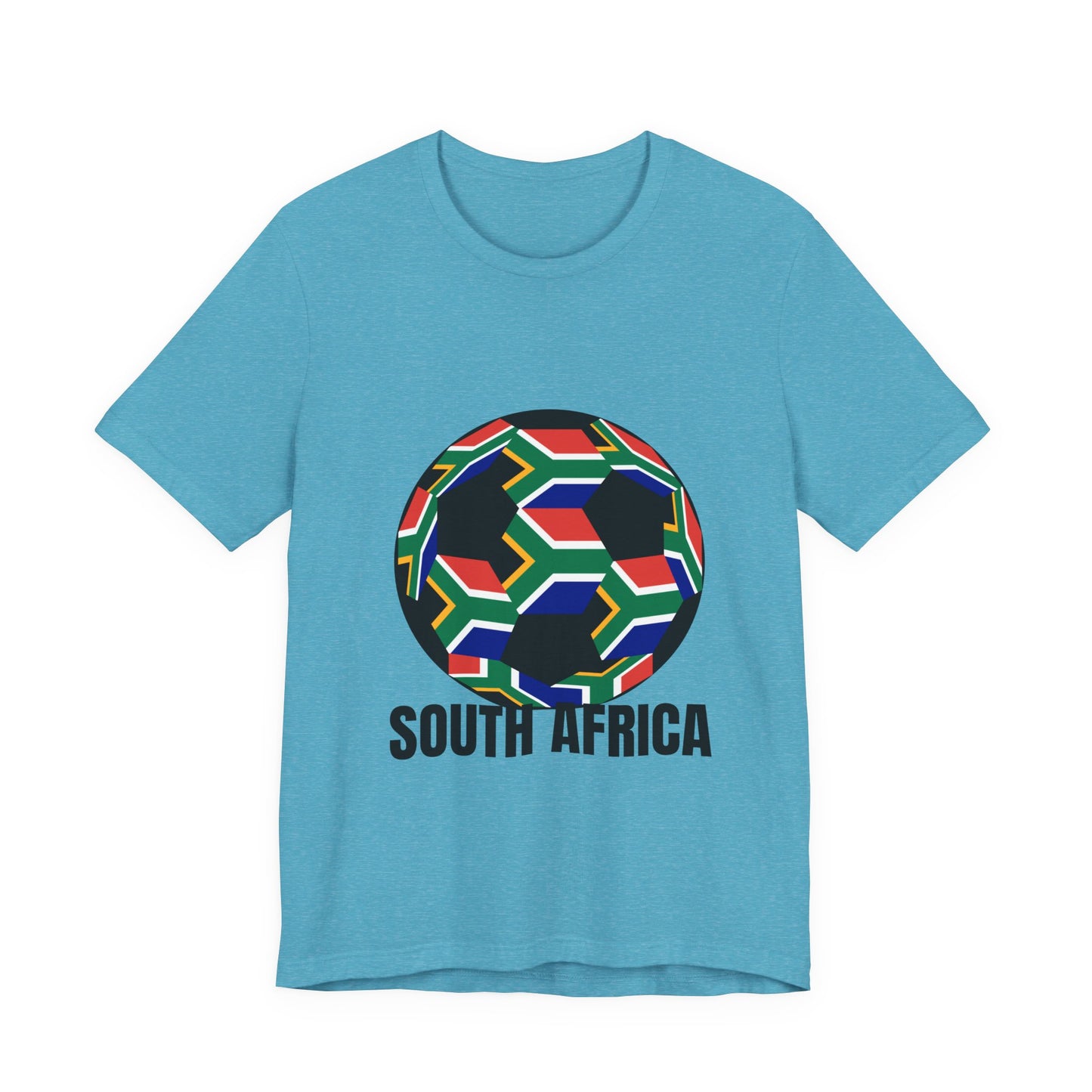 South Africa Fan Specialty Soccer Ball Design T Shirt