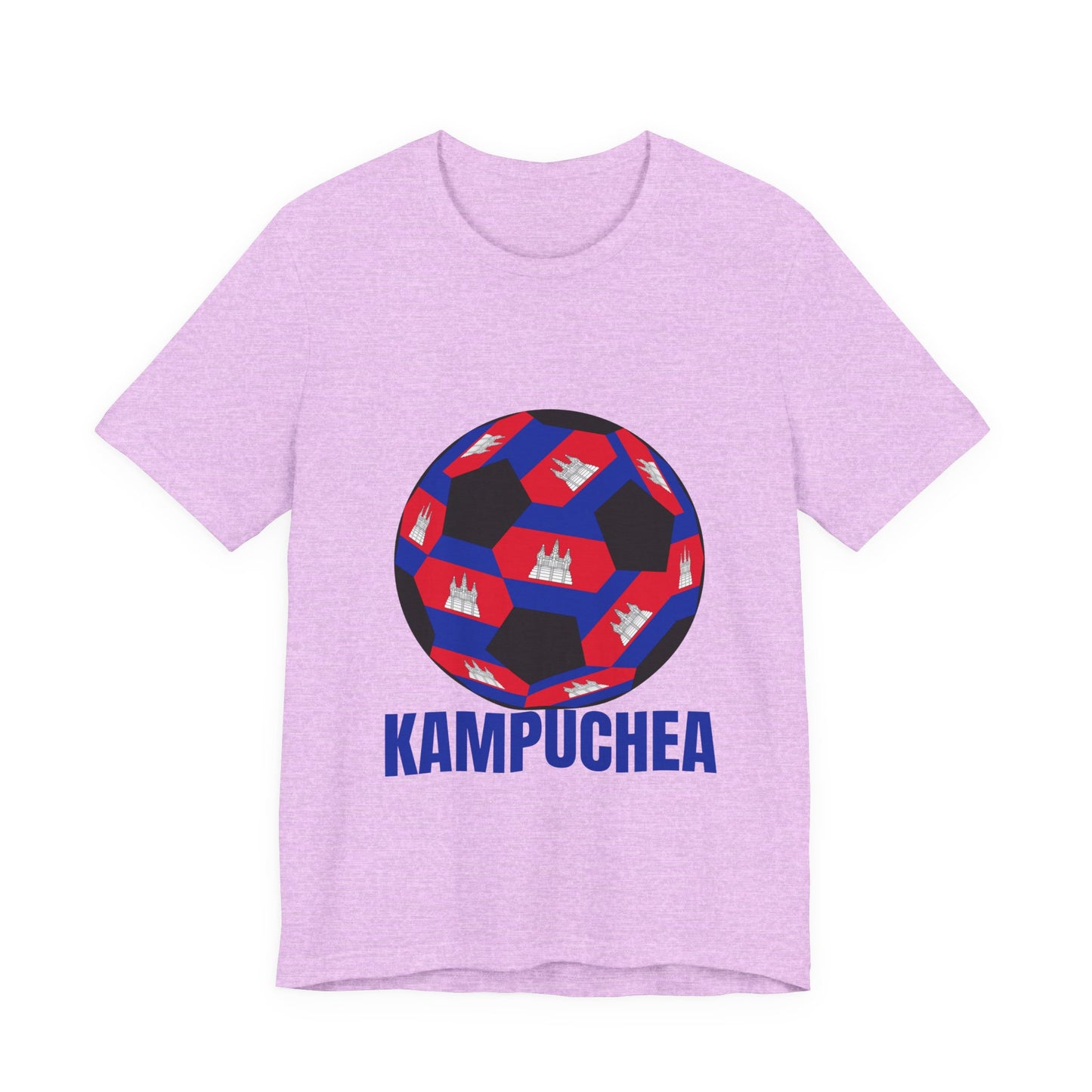 Kampuchea Fan Specialty Soccer Ball Design T Shirt