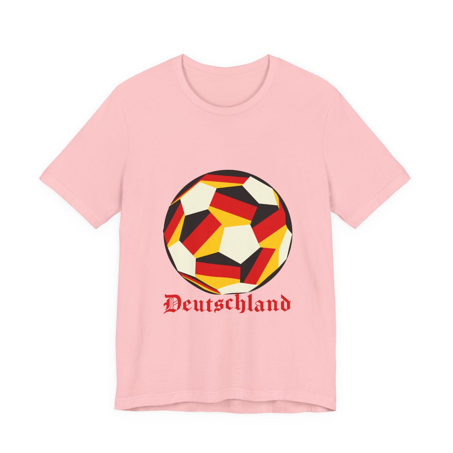 Deutschland Fan Specialty Soccer Ball Design T Shirt