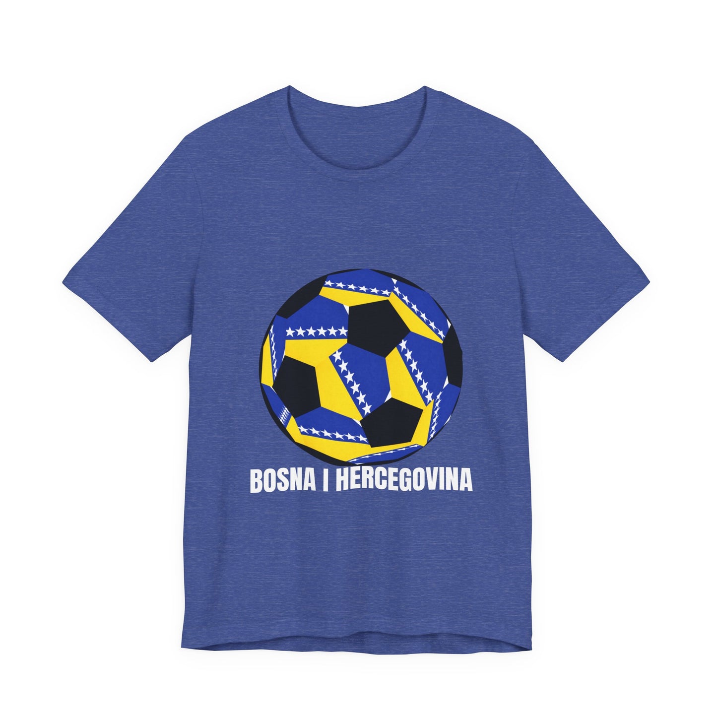 Bosnia Herzegovina Fan Specialty Soccer Ball Design T Shirt