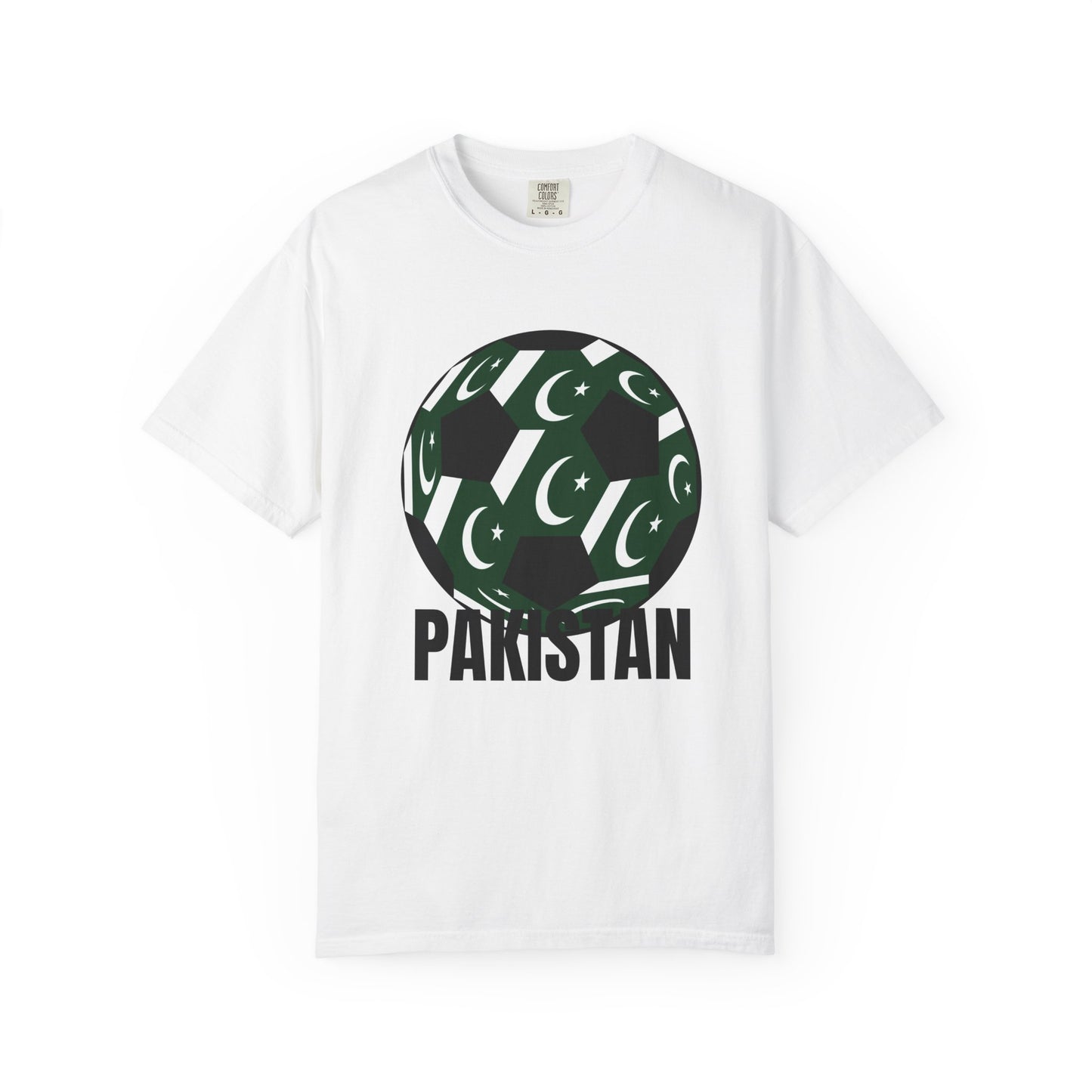 Pakistan Fan Specialty Soccer Ball Design T Shirt