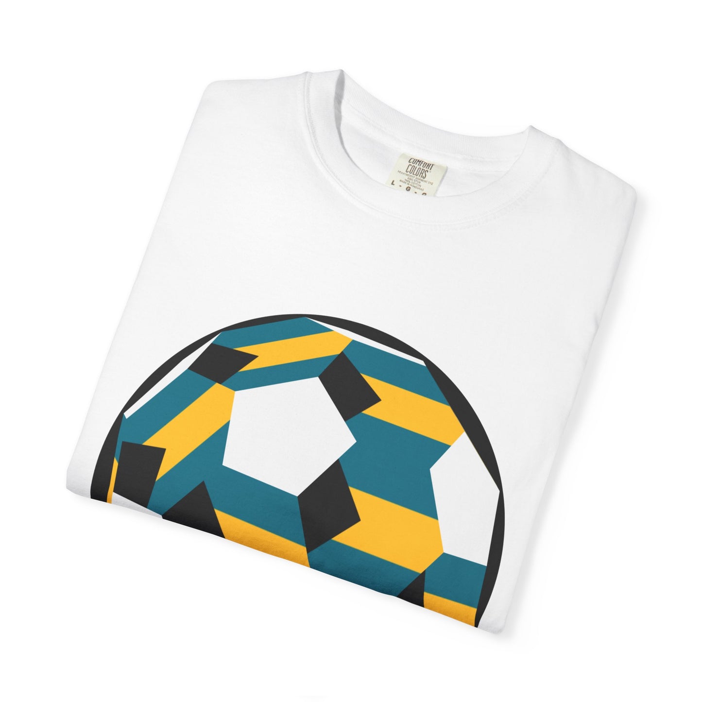 Bahamas Fan Specialty Soccer Ball Design T Shirt