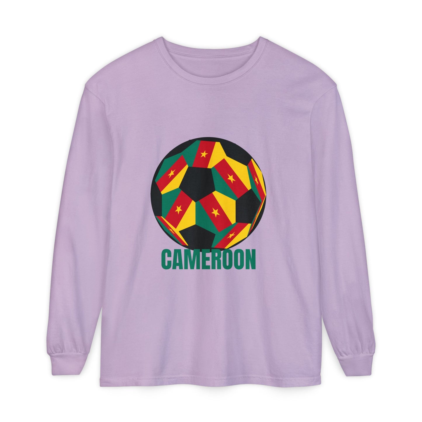 Cameroon Fan Specialty Soccer Ball Design Long Sleeve