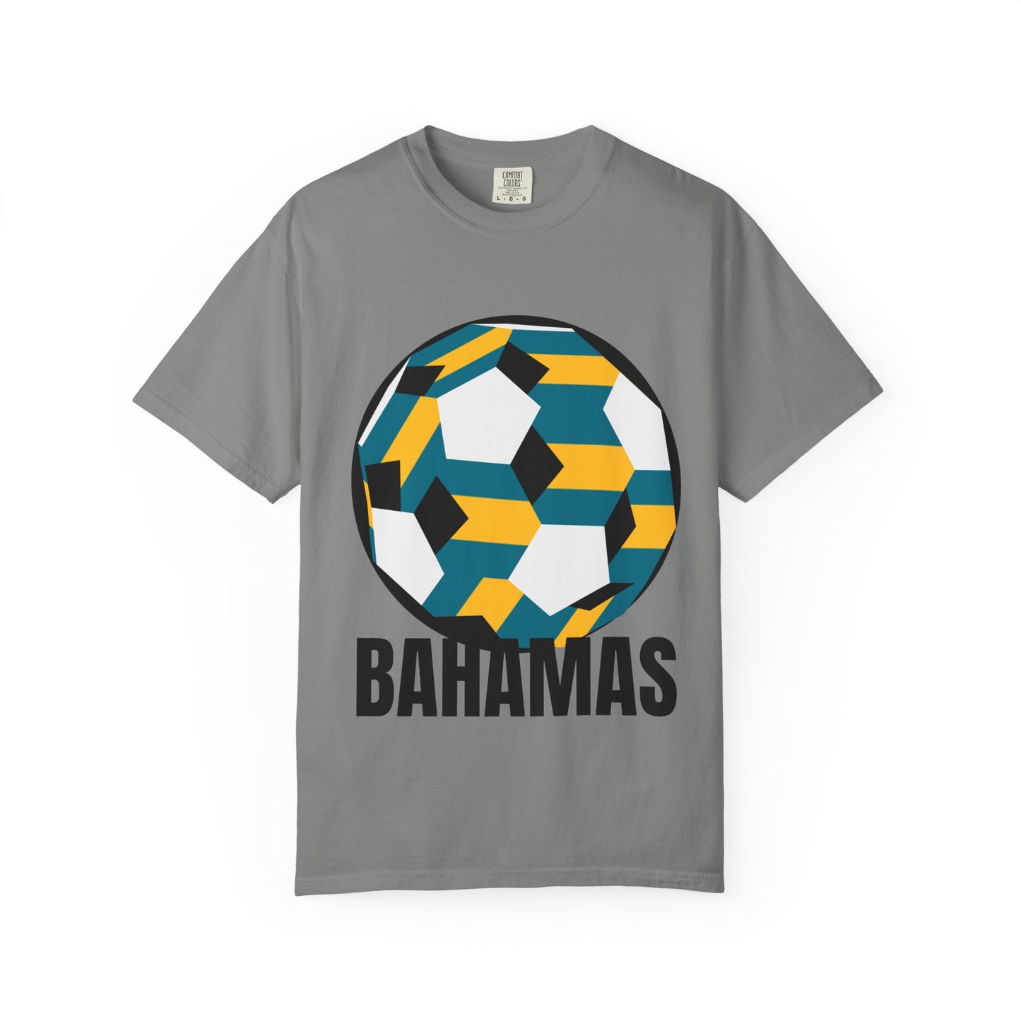 Bahamas Fan Specialty Soccer Ball Design T Shirt