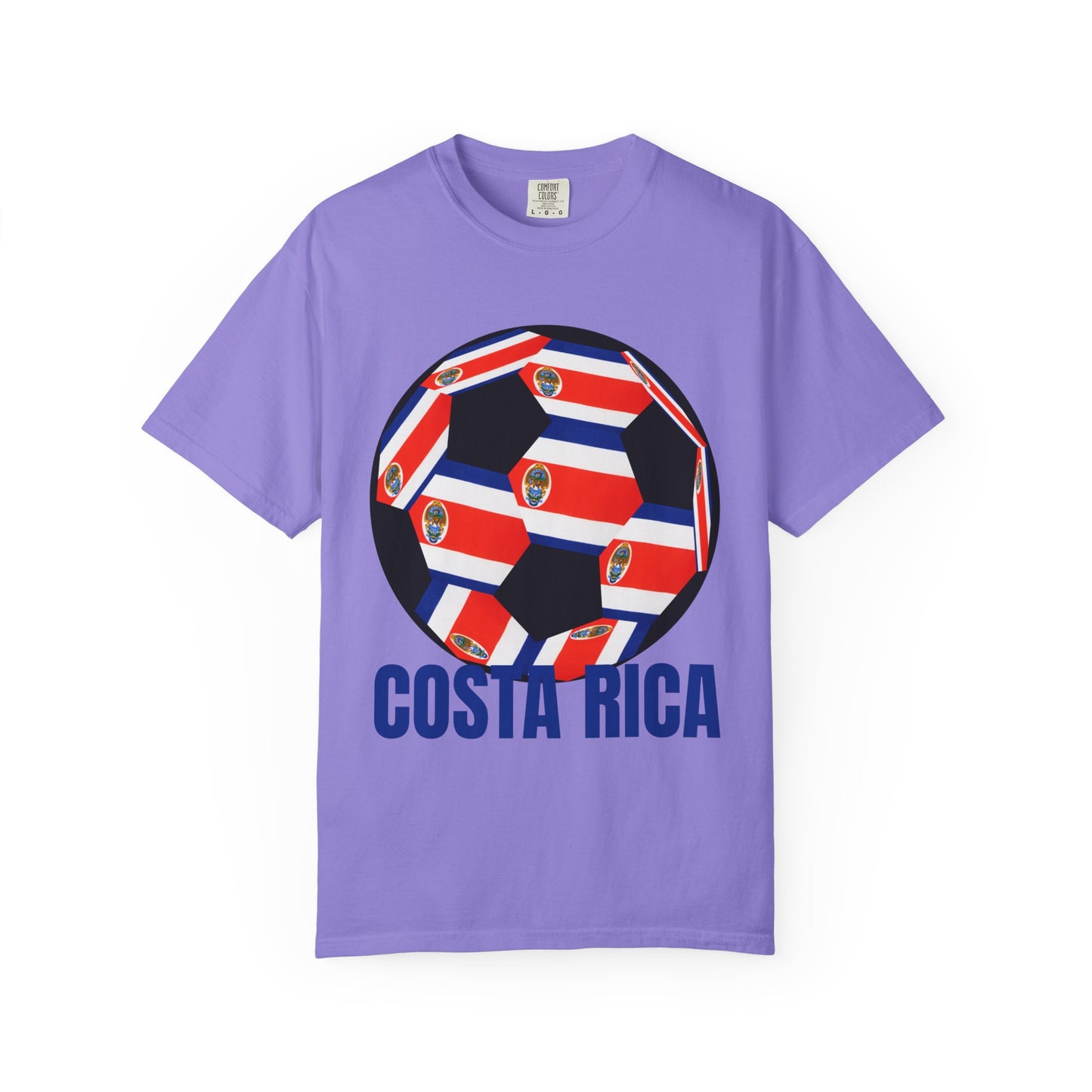 Costa Rica Fan's Specialty Soccer Ball Design T Shirt