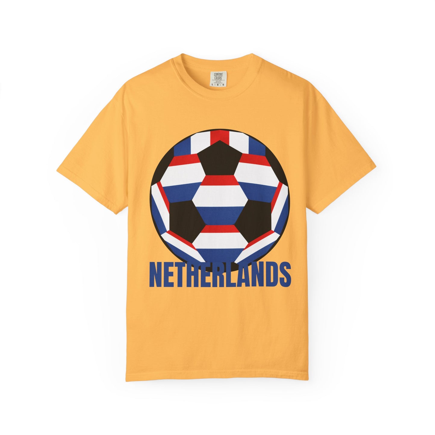 Netherlands Fan Specialty Soccer Ball Design T Shirt