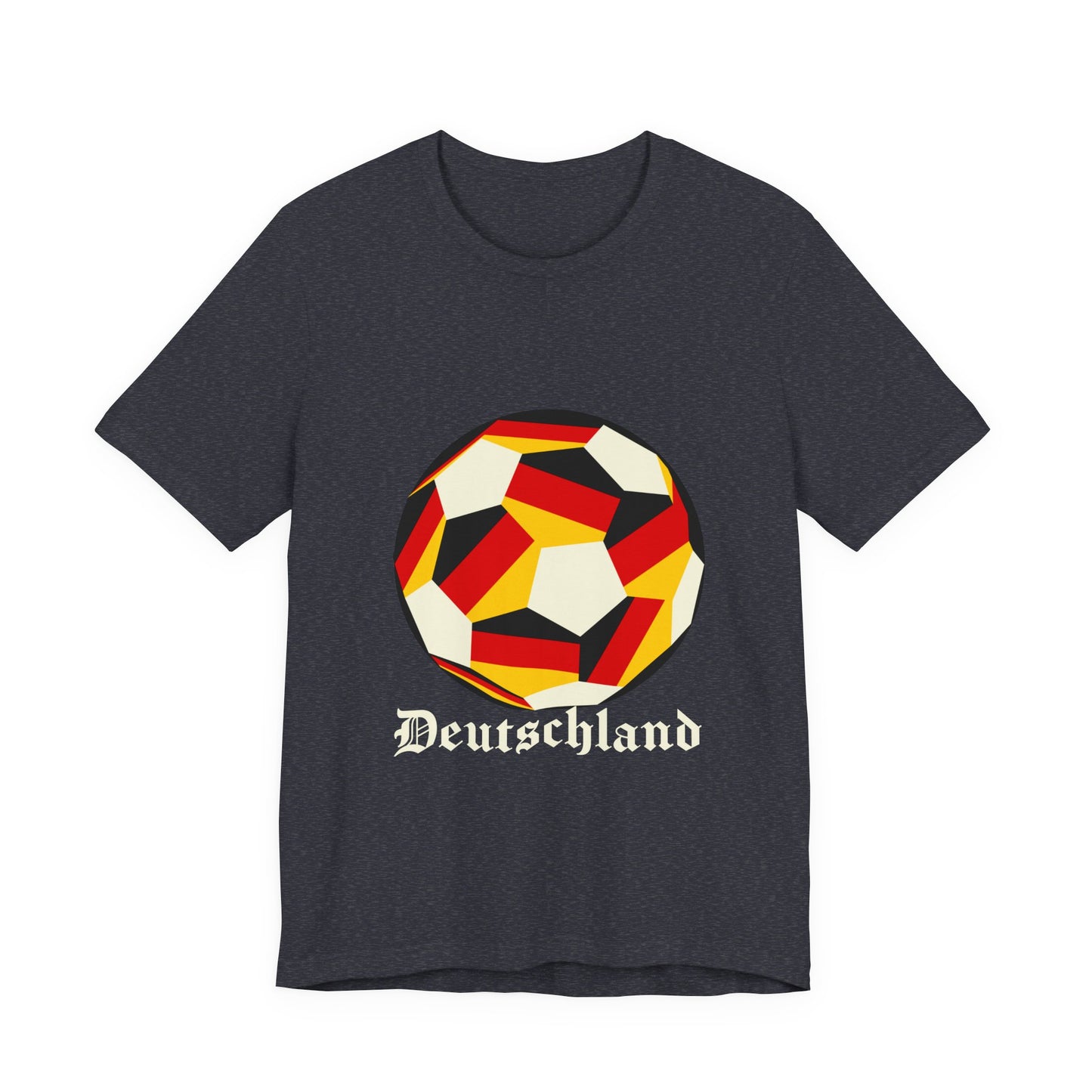 Deutschland Fan Specialty Soccer Ball Design T Shirt