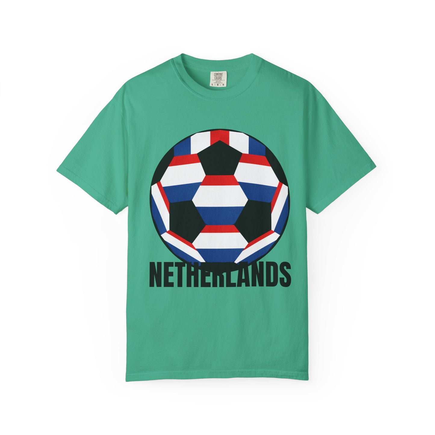 Netherlands Fan Specialty Soccer Ball Design T Shirt