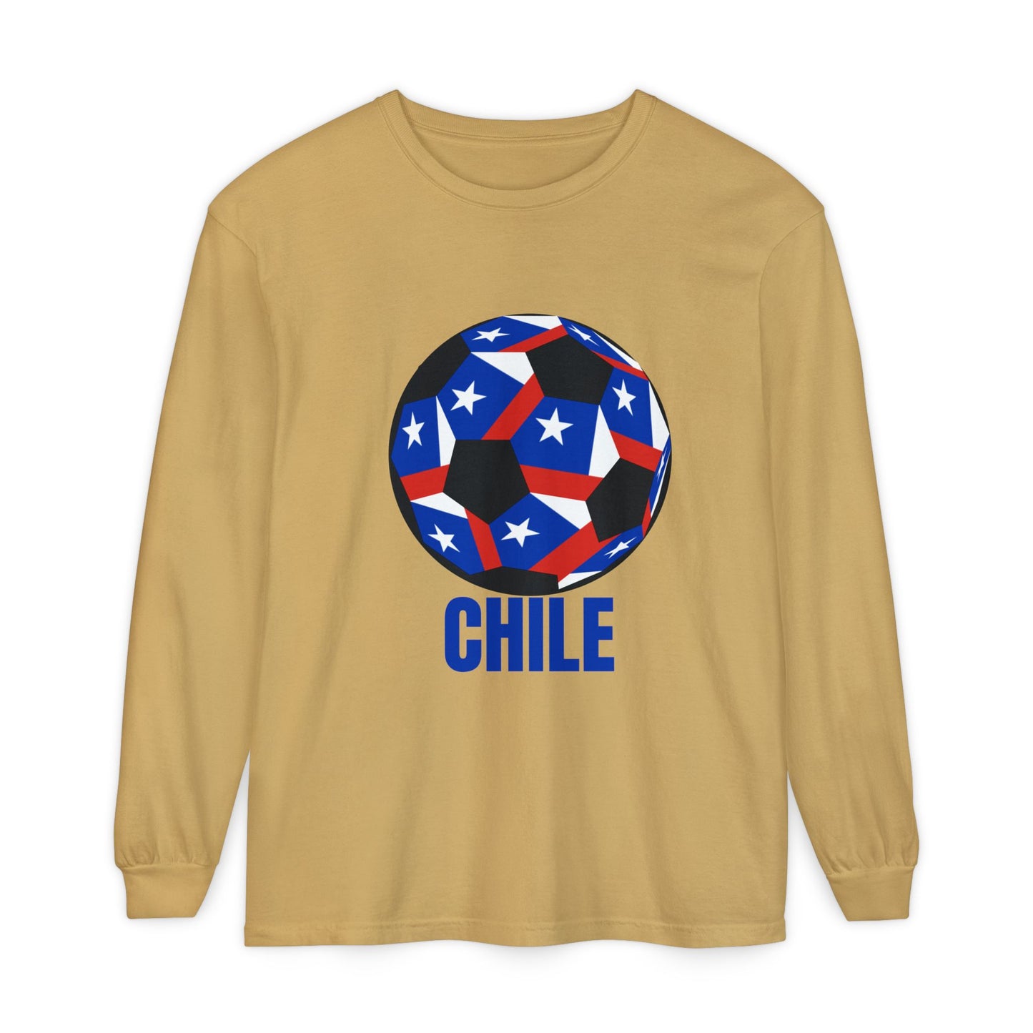 Chile Fan Specialty Soccer Ball Design Long Sleeve