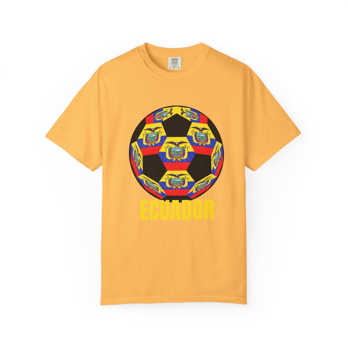 Ecuador Fan Specialty Soccer Ball Design T Shirt