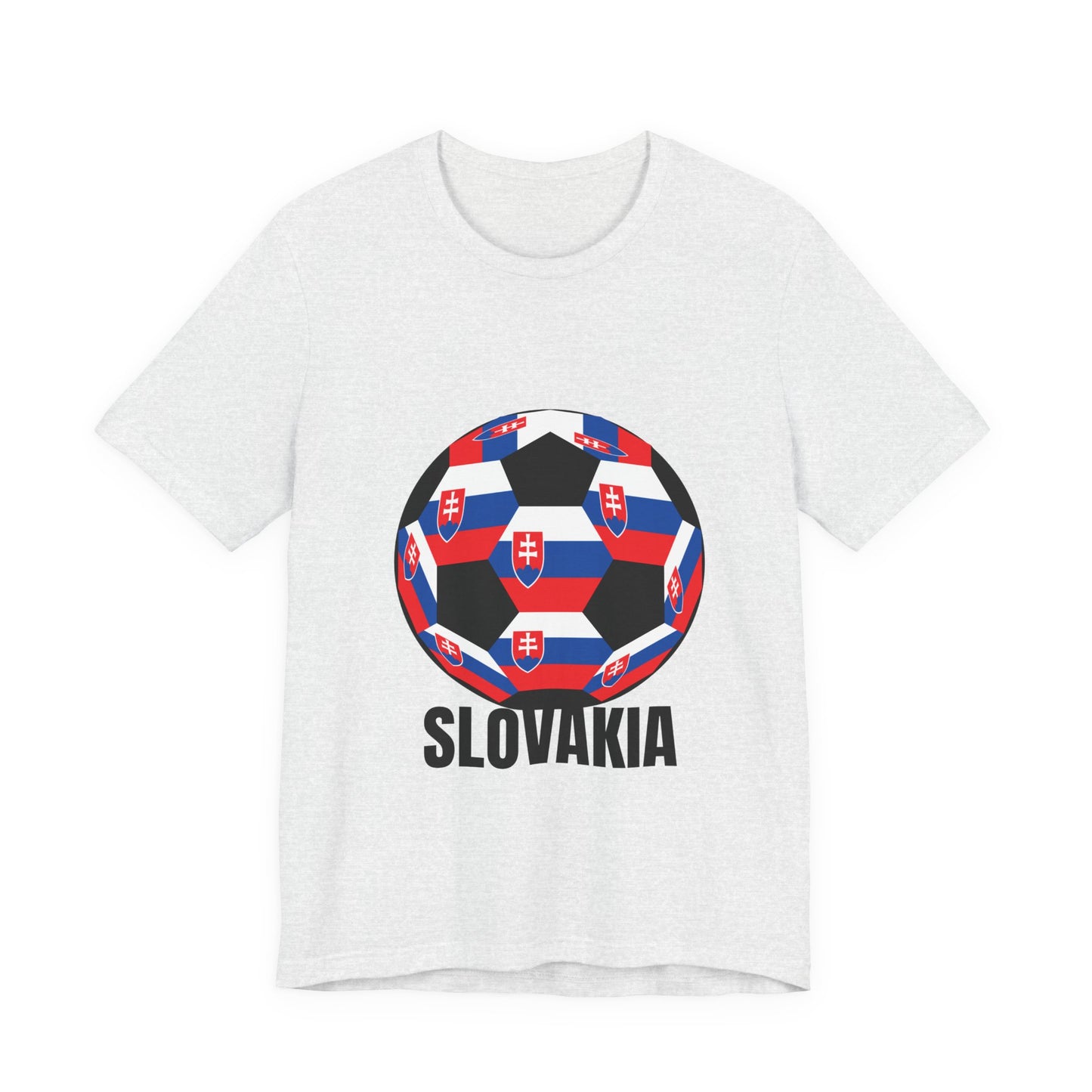 Slovakia Fan Specialty Soccer Ball Design T Shirt
