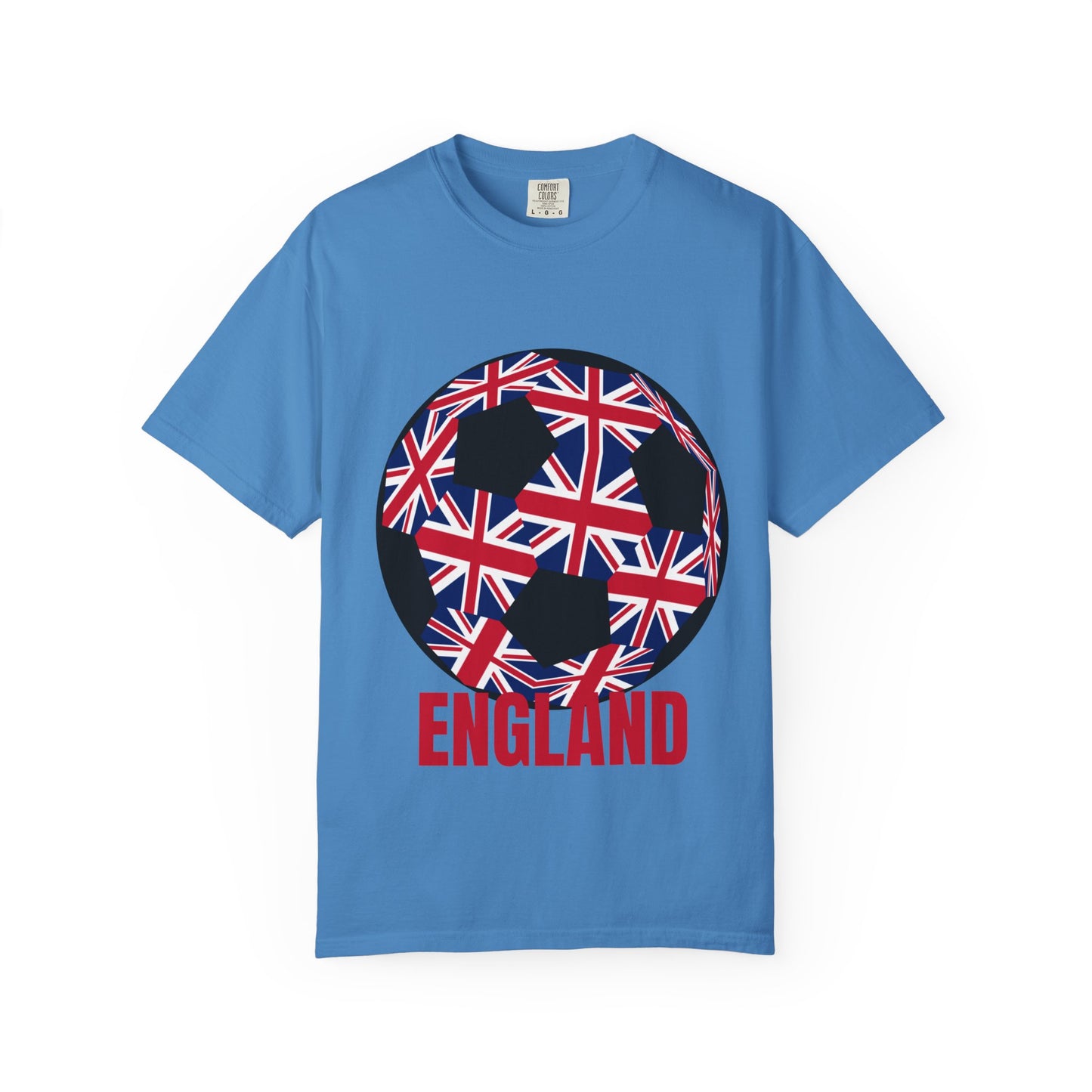 English Style Specialty Soccer Ball Design T Shirt