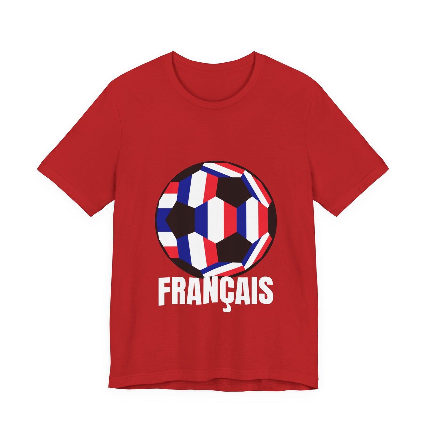 Francais Fan Specialty Soccer Ball Design T Shirt