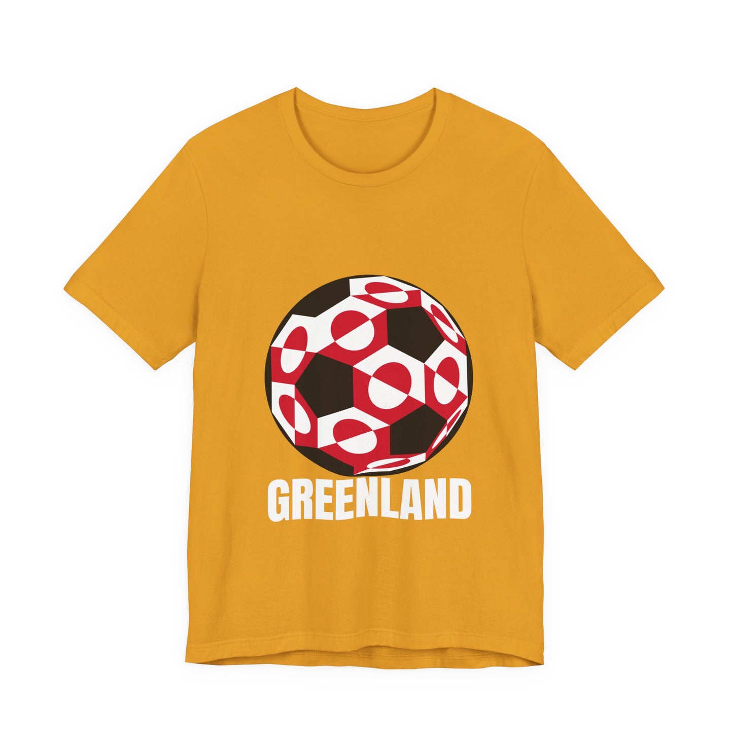 Greenland Fan Specialty Soccer Ball Design T Shirt