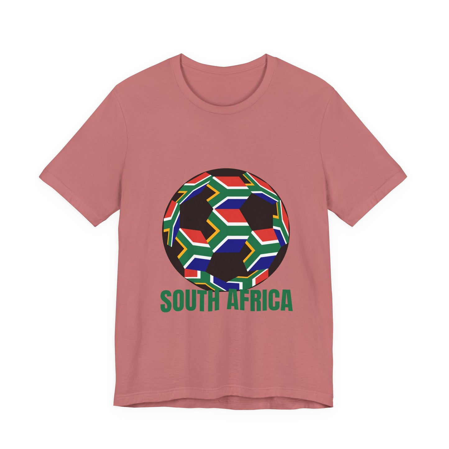 South Africa Fan Specialty Soccer Ball Design T Shirt