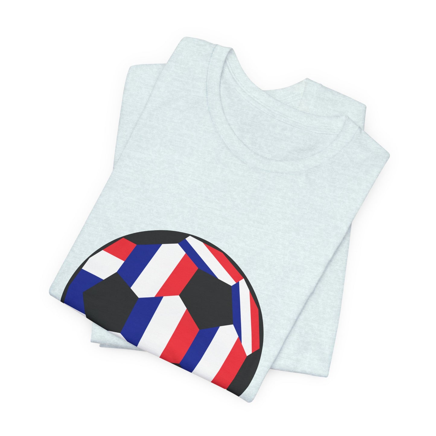 Francais Fan Specialty Soccer Ball Design T Shirt