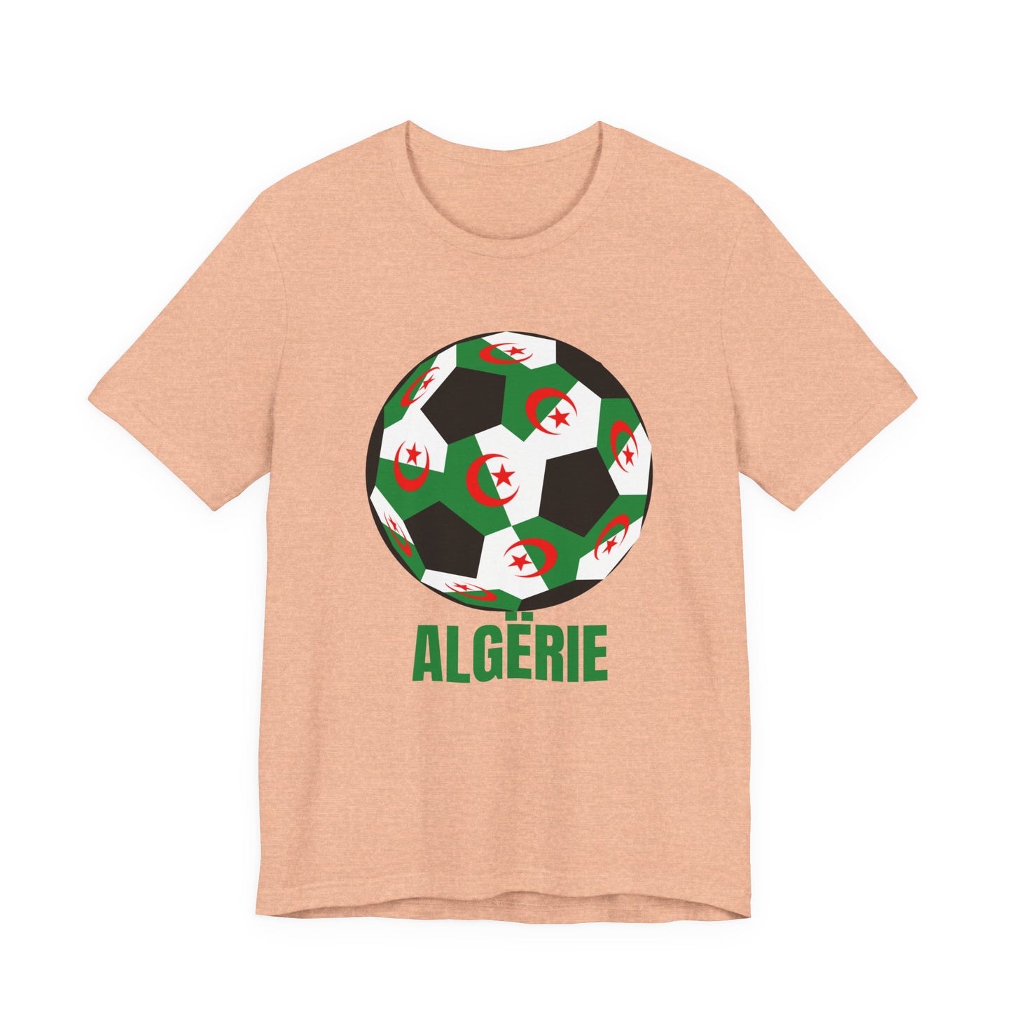 ALGËRIE Fan Specialty Soccer Ball Design T Shirt