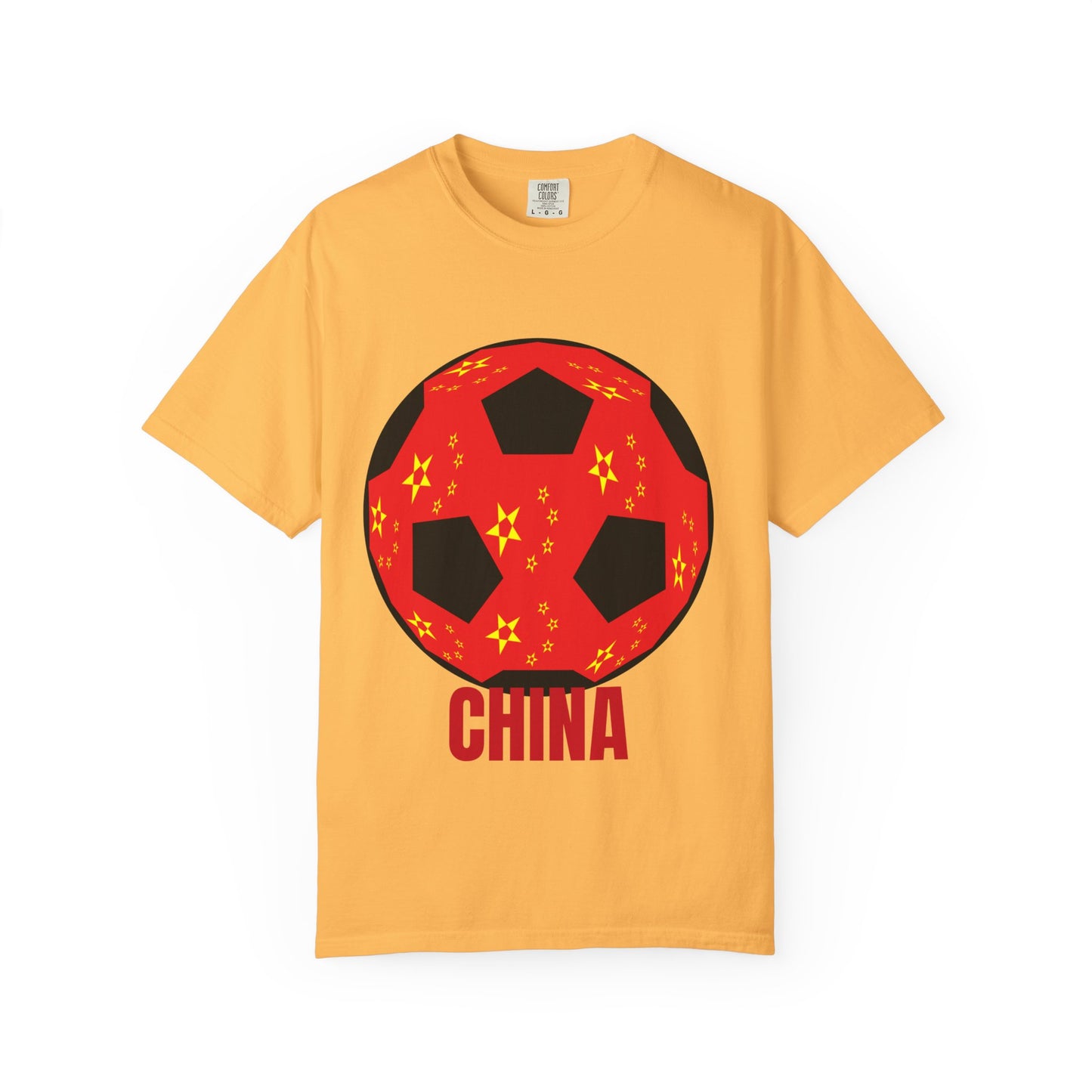 China Fan Specialty Soccer Ball Design T Shirt