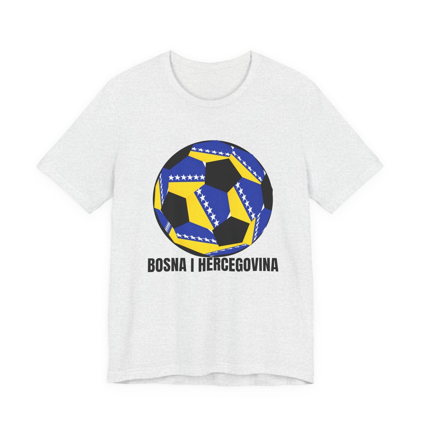 Bosnia Herzegovina Fan Specialty Soccer Ball Design T Shirt