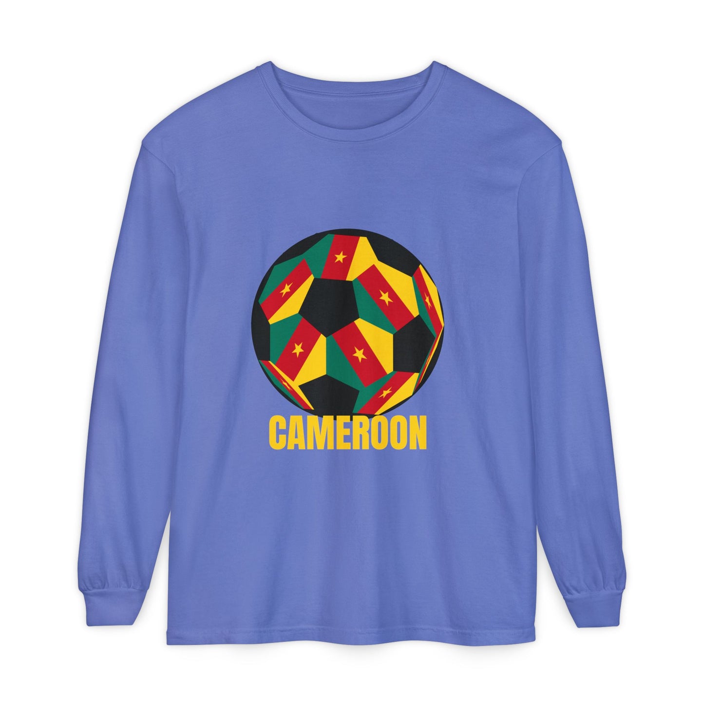 Cameroon Fan Specialty Soccer Ball Design Long Sleeve
