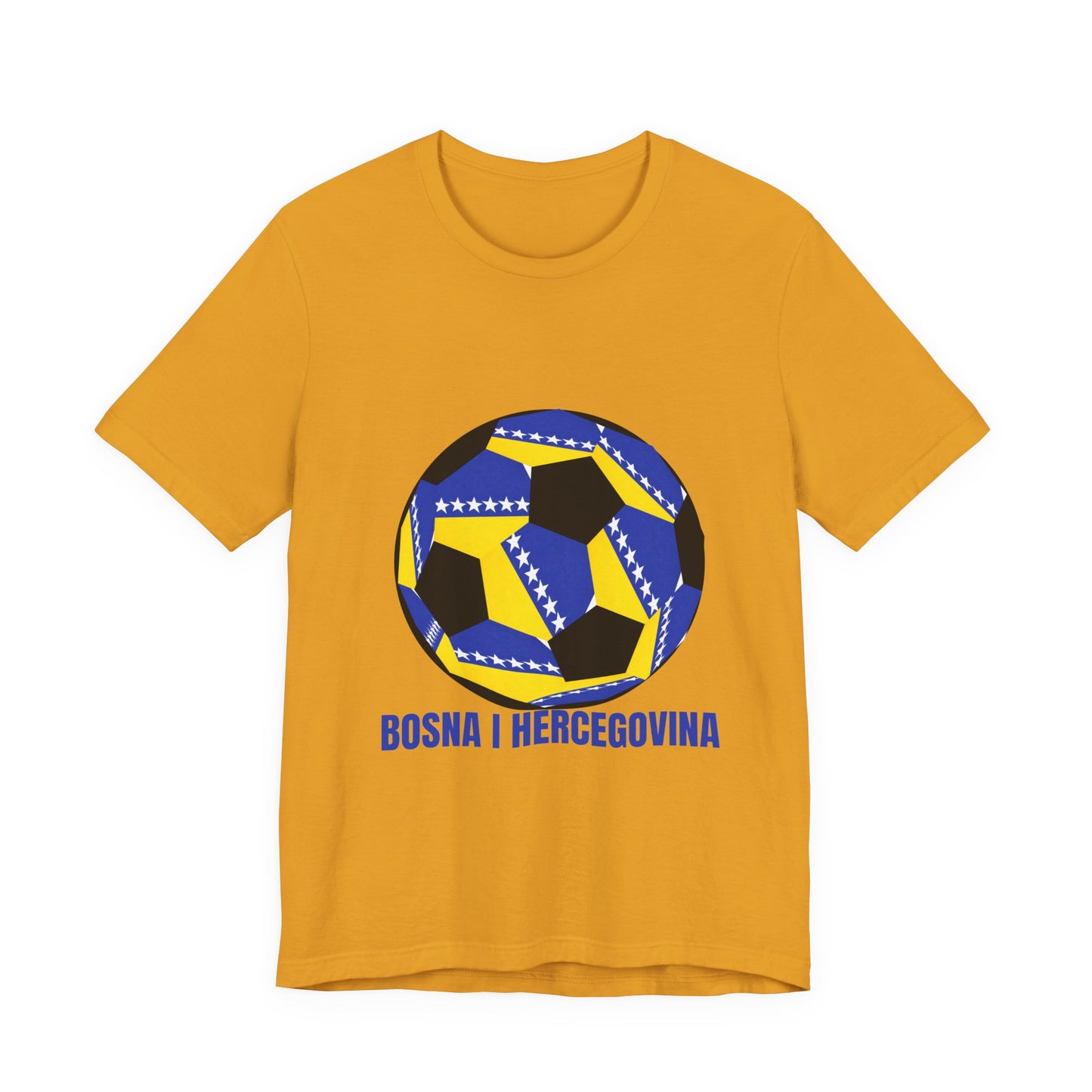 Bosnia Herzegovina Fan Specialty Soccer Ball Design T Shirt