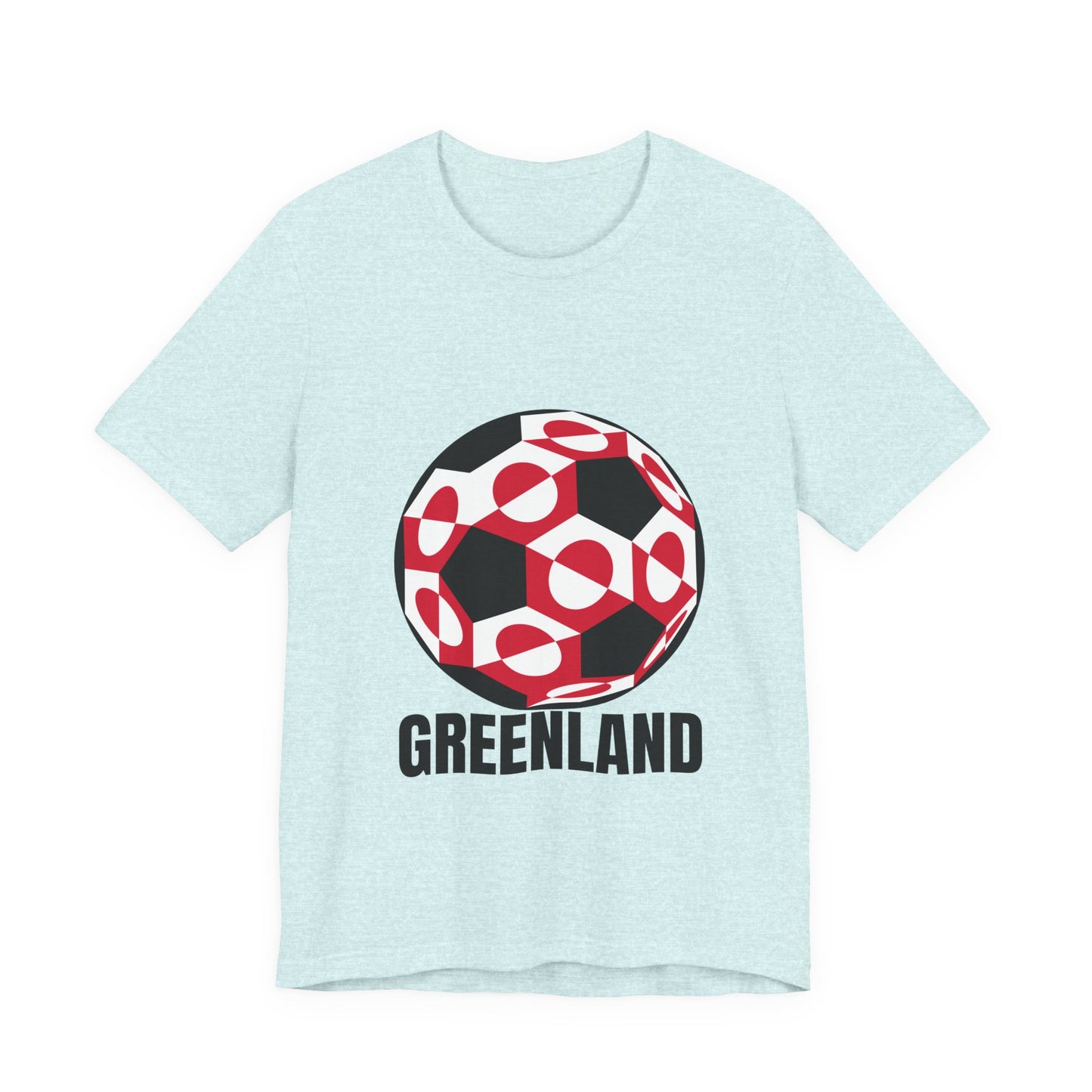 Greenland Fan Specialty Soccer Ball Design T Shirt