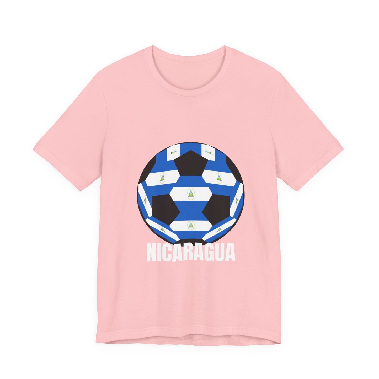 Nicaragua Fan Specialty Soccer Ball Design T Shirt