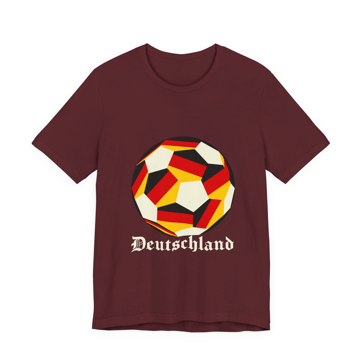 Deutschland Fan Specialty Soccer Ball Design T Shirt