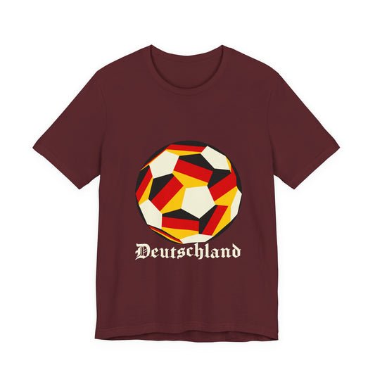 Deutschland Fan Specialty Soccer Ball Design T Shirt