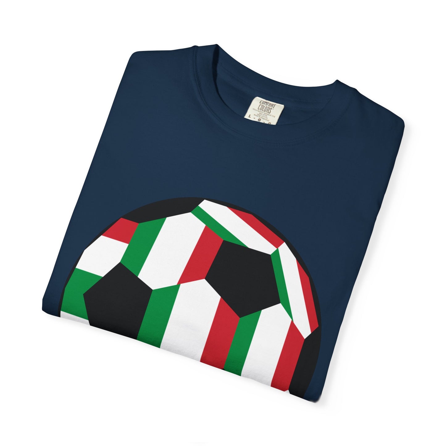 Gli Azzurri Fan Specialty Soccer Ball Design T Shirt
