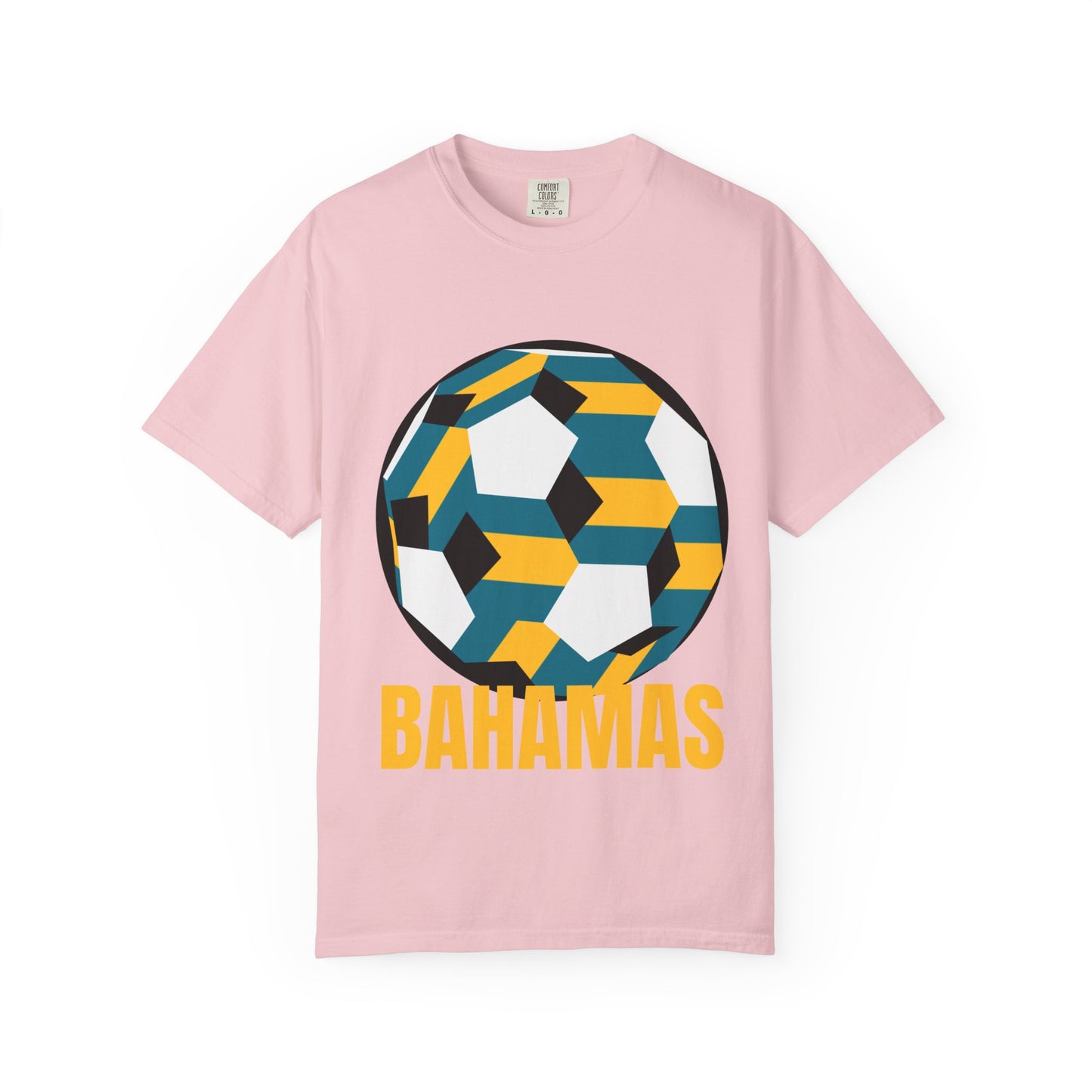 Bahamas Fan Specialty Soccer Ball Design T Shirt
