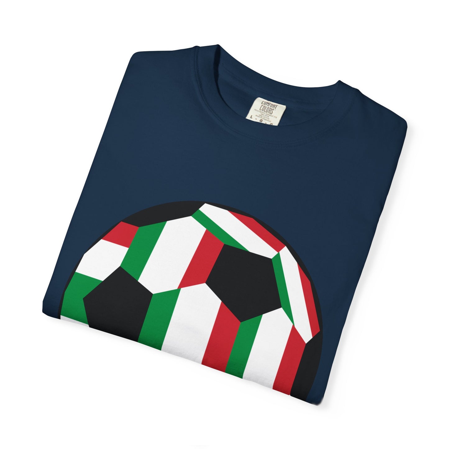 Italia Fan Specialty Soccer Ball Design T Shirt