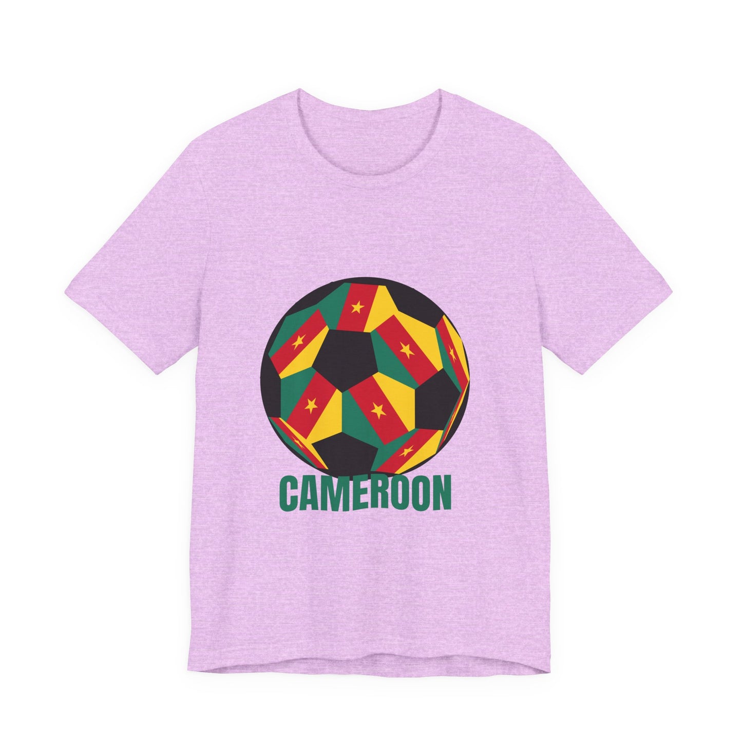 Cameroon Fan Specialty Soccer Ball Design T Shirt