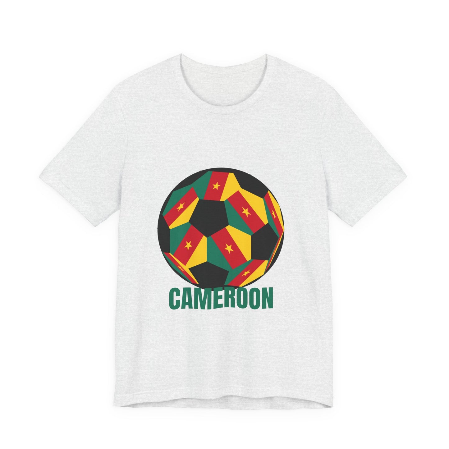 Cameroon Fan Specialty Soccer Ball Design T Shirt