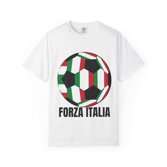 Forza Italia Fan Specialty Soccer Ball Design T Shirt