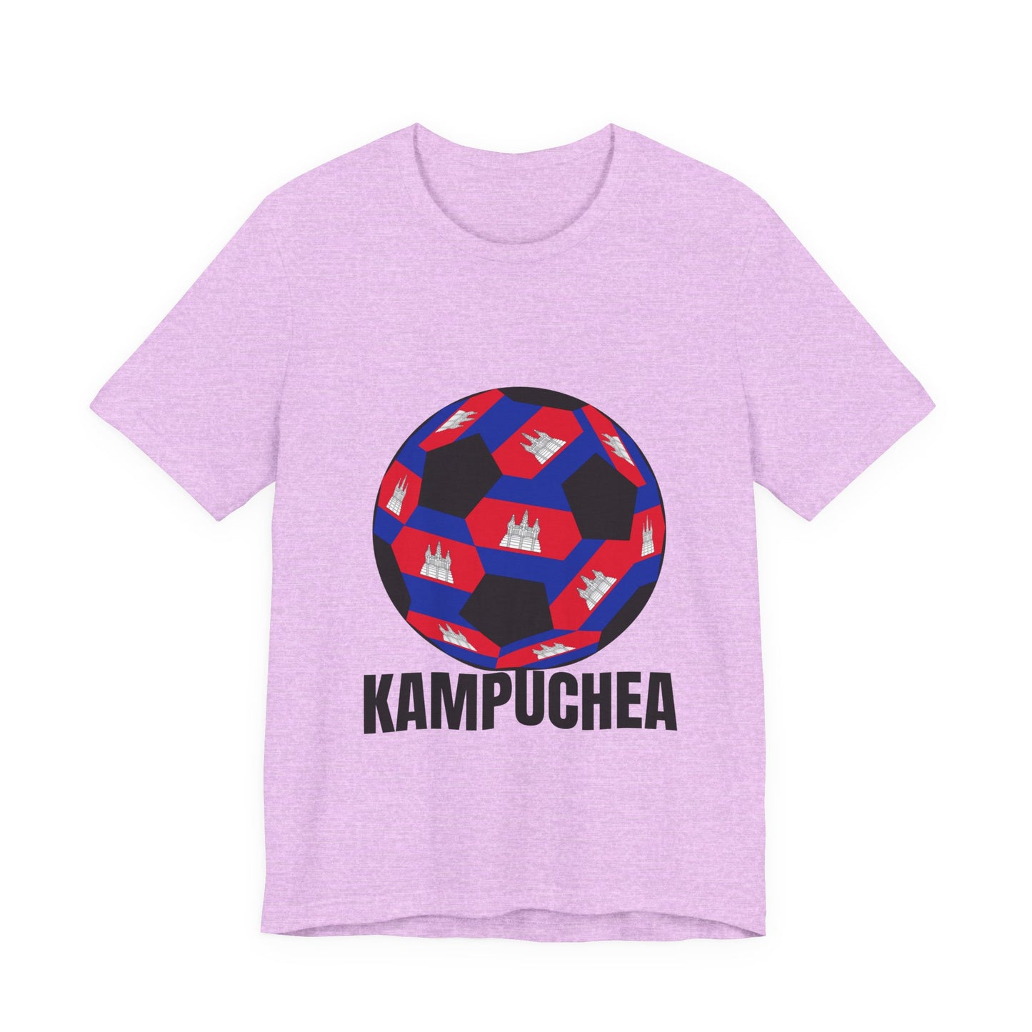 Kampuchea Fan Specialty Soccer Ball Design T Shirt