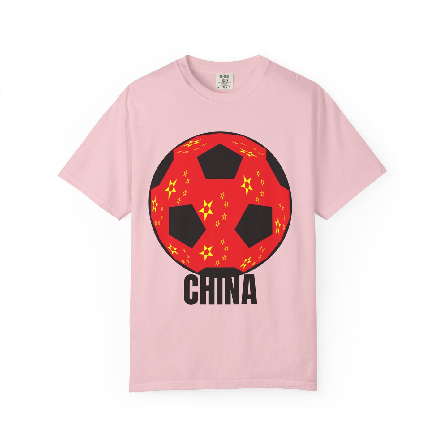 China Fan Specialty Soccer Ball Design T Shirt