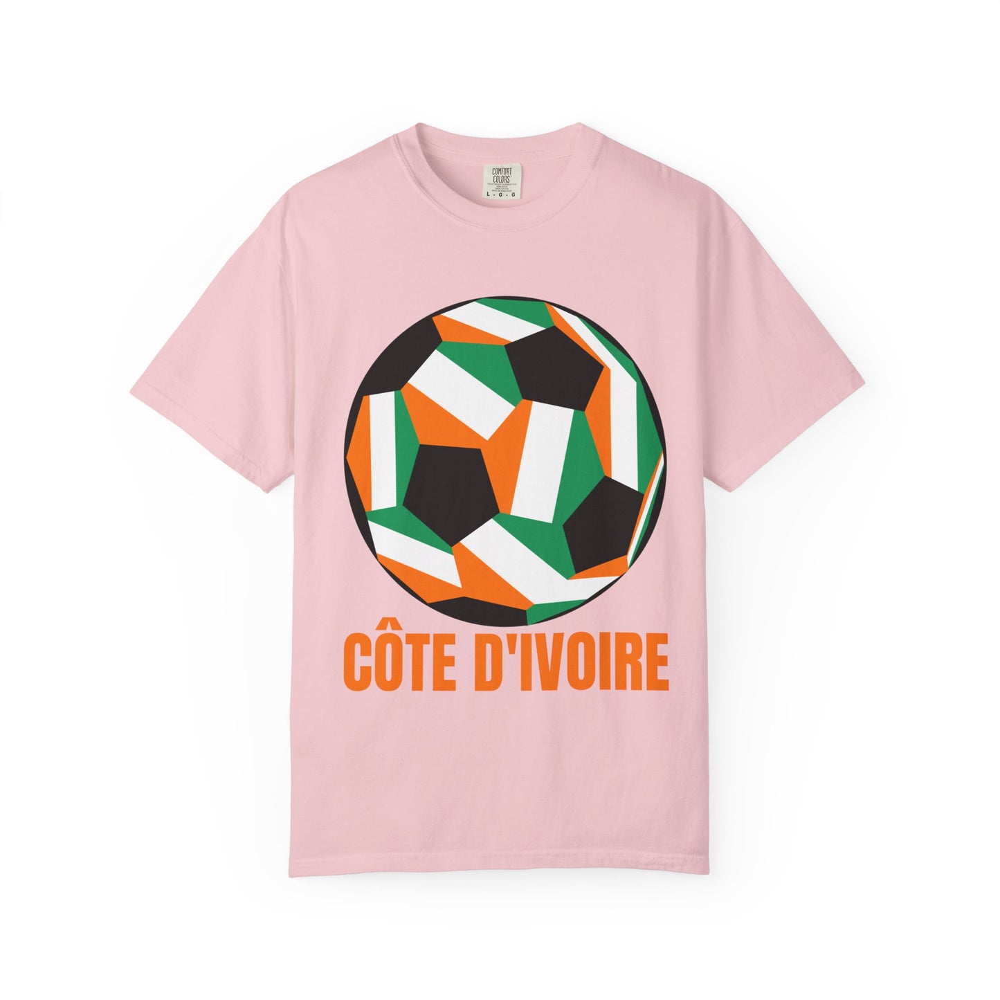 CÔTE D' IVOIRE Fan Specialty Soccer Ball Design T Shirt